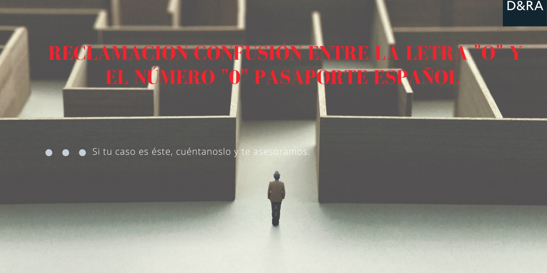 Reclamar confusión pasaporte español ESTA letra "O" y el número "0"
