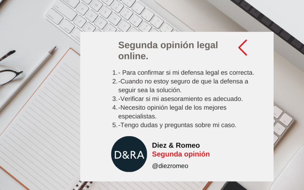 ¿Necesitas una segunda opinión legal online?