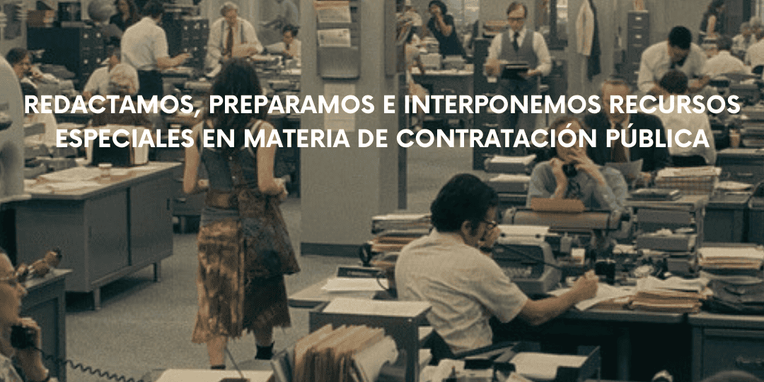 Redactamos, preparamos e interponemos recursos especiales en materia de Contratación Pública, así como asistimos, en la preparación de alegaciones ante la interposición de recursos especiales presentados ante los distintos Tribunales Especiales en Materia de Contratación Pública.
