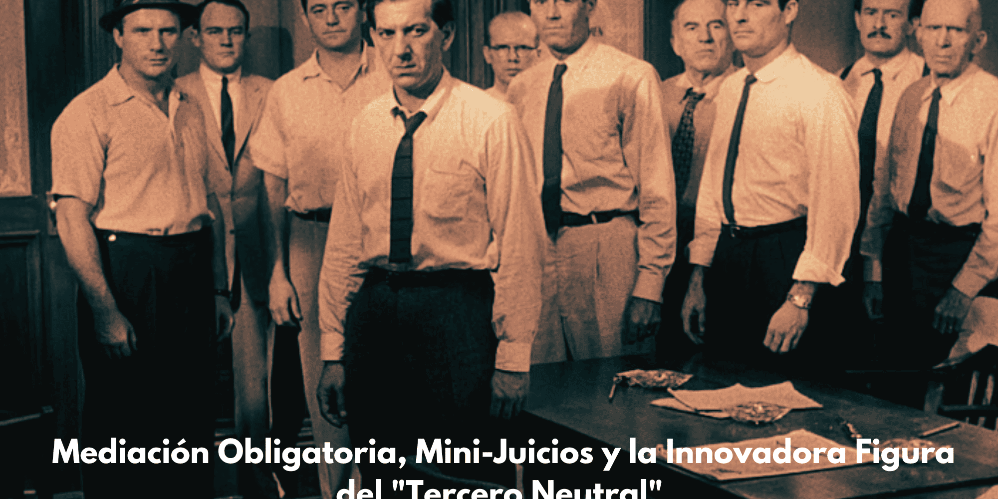 Mini Juicios, Mediación Obligatoria y la Figura del Tercero Imparcial