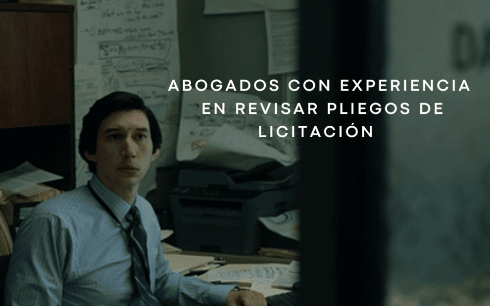 Abogados especializados en estudiar pliegos de contratación