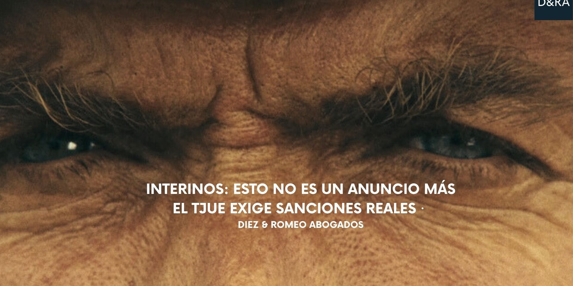 Mirada firme representando la lucha contra el abuso de temporalidad — Diez & Romeo Abogados