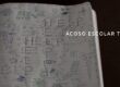 uaderno con la palabra HELP repetida, símbolo del acoso escolar a un alumno con TEA.
