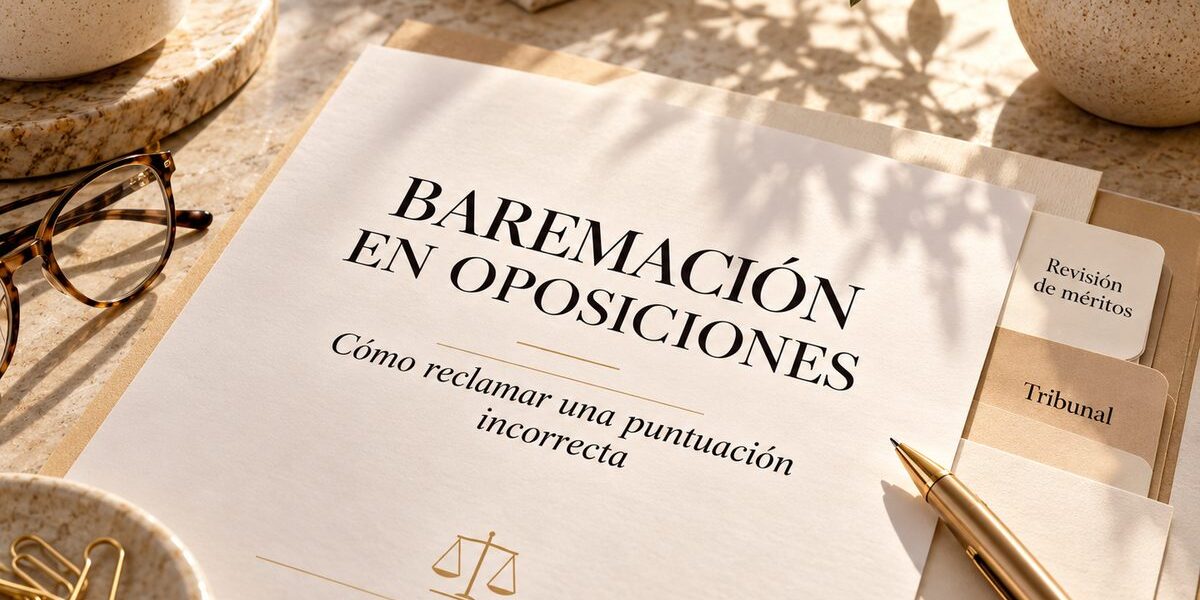 Reclamar baremación en oposiciones por puntuación incorrecta – Díez + Romeo Abogados