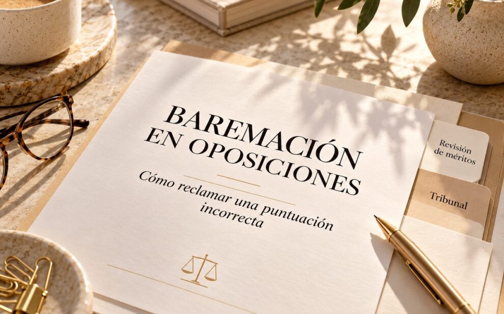 Reclamar baremación en oposiciones por puntuación incorrecta – Díez + Romeo Abogados
