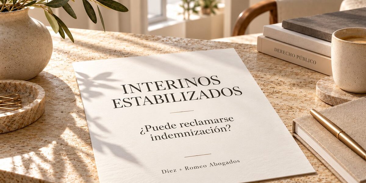 Interinos estabilizados: ¿puede reclamarse indemnización? Interinos estabilizados: indemnización por abuso de temporalidad – Díez + Romeo Abogados