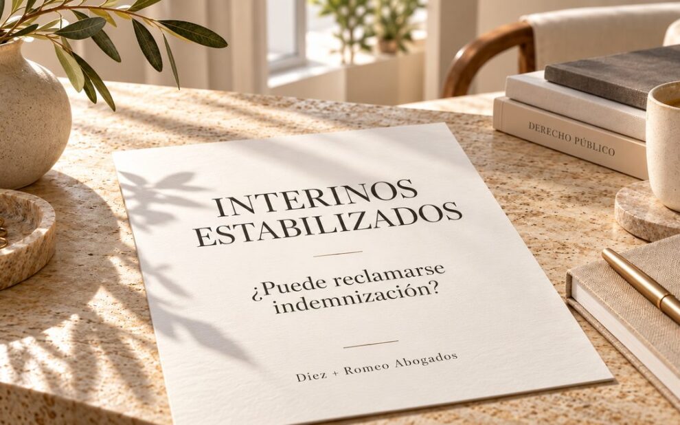 Interinos estabilizados: indemnización por abuso de temporalidad – Díez + Romeo Abogados
